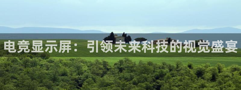 多宝电竞(体育)官方网站：电竞显示屏：引领未来科技的视觉盛宴